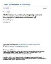 perceptions of juvenile judges thumbnail